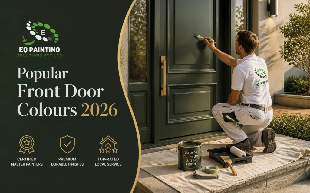 front door colours ideas on an australian home facade