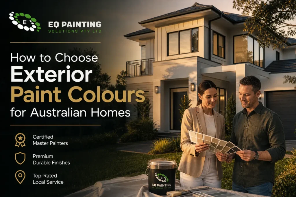 exterior paint colours Australia Melbourne home