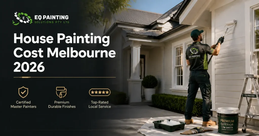 painter working out how much it costs to paint a house in Melbourne