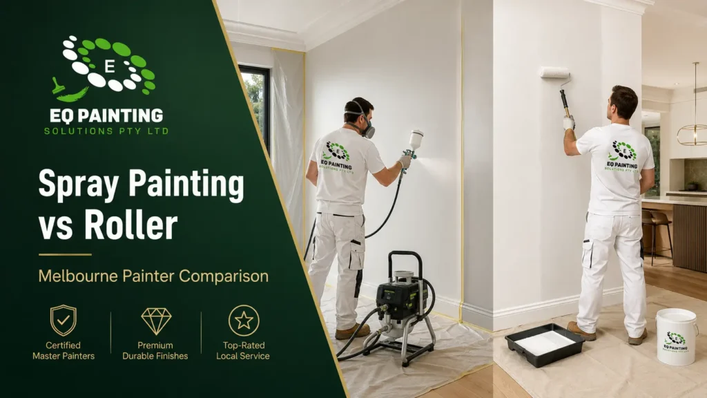 Spray Painting vs Roller: Which Finish Is Better? (Melbourne Guide)
