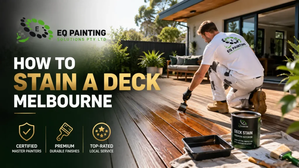 How to Stain a Deck: A Melbourne Painter’s 2026 Guide