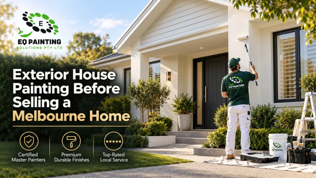 painting house before selling — pre-sale exterior repaint melbourne
