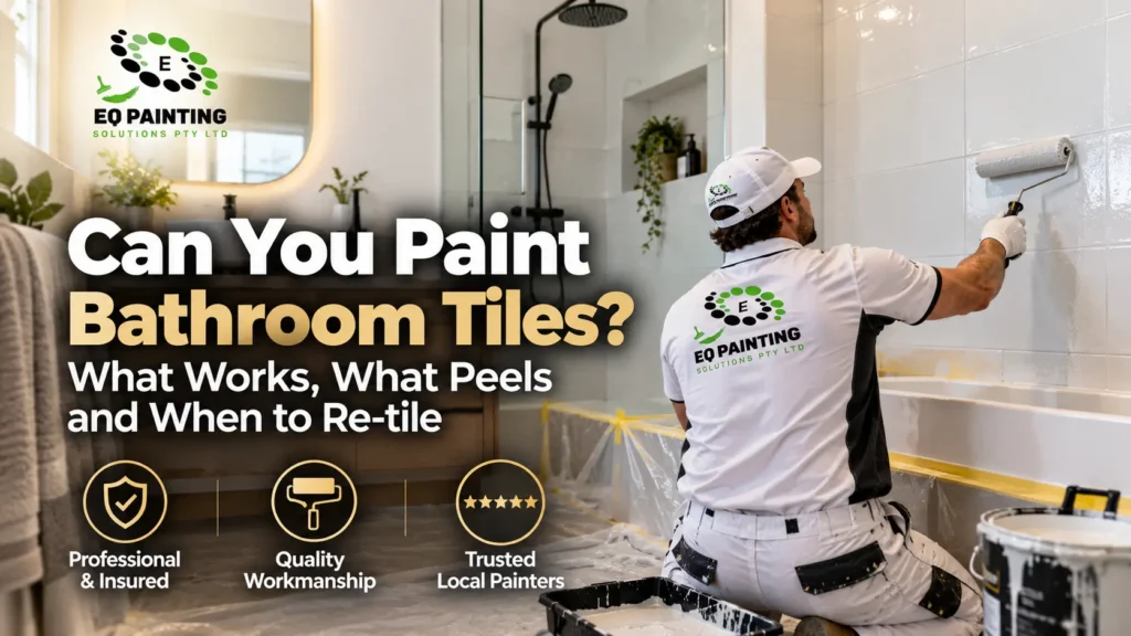 Can You Paint Bathroom Tiles? What Works, What Peels and When to Re-tile