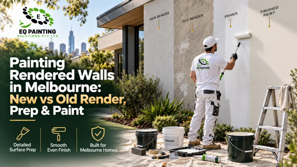 render painting melbourne freshly painted exterior rendered wall