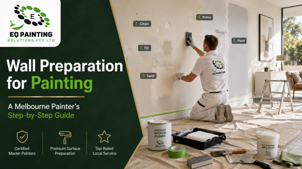 Wall Preparation for Painting: A Melbourne Painter’s Step-by-Step Guide