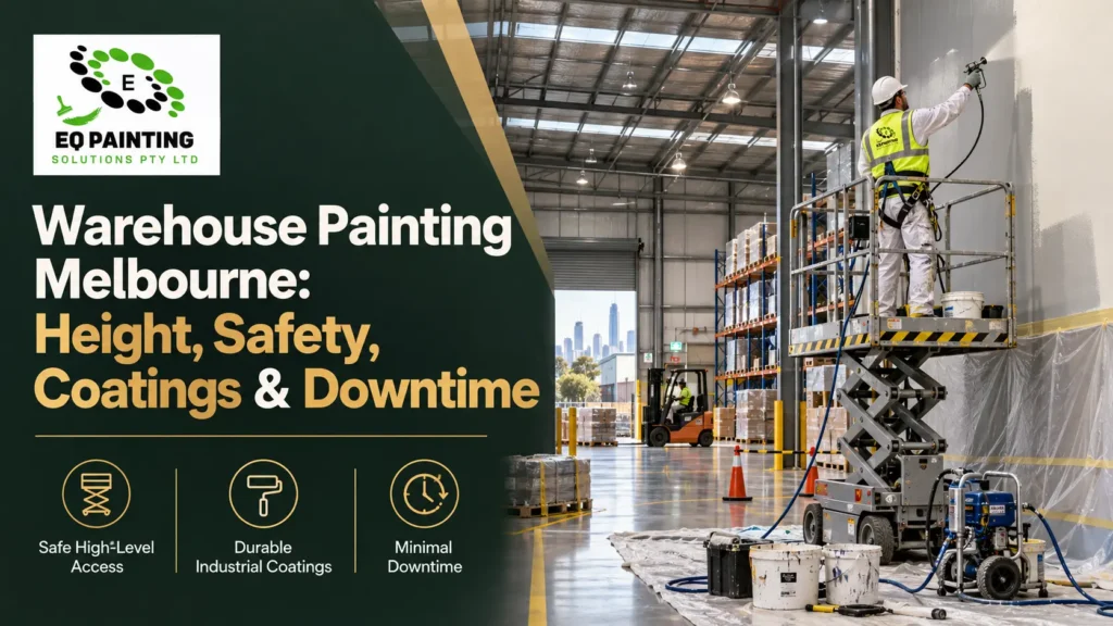 warehouse painting melbourne industrial interior high ceiling walls