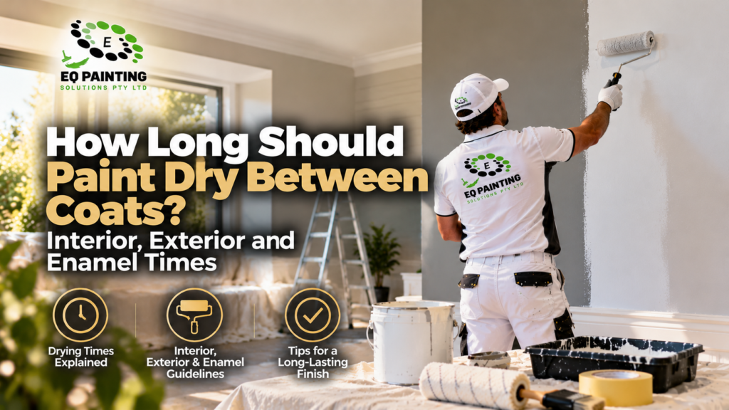 How Long Should Paint Dry Between Coats? Interior, Exterior and Enamel Times
