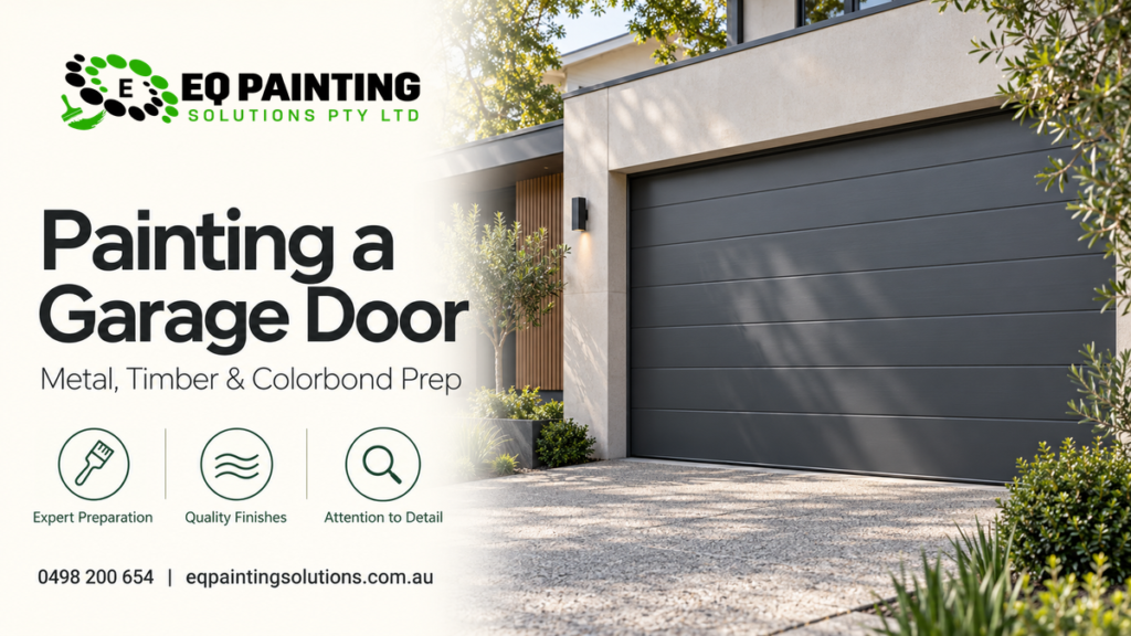 Painting a Garage Door: Preparation for Metal, Timber and Colorbond