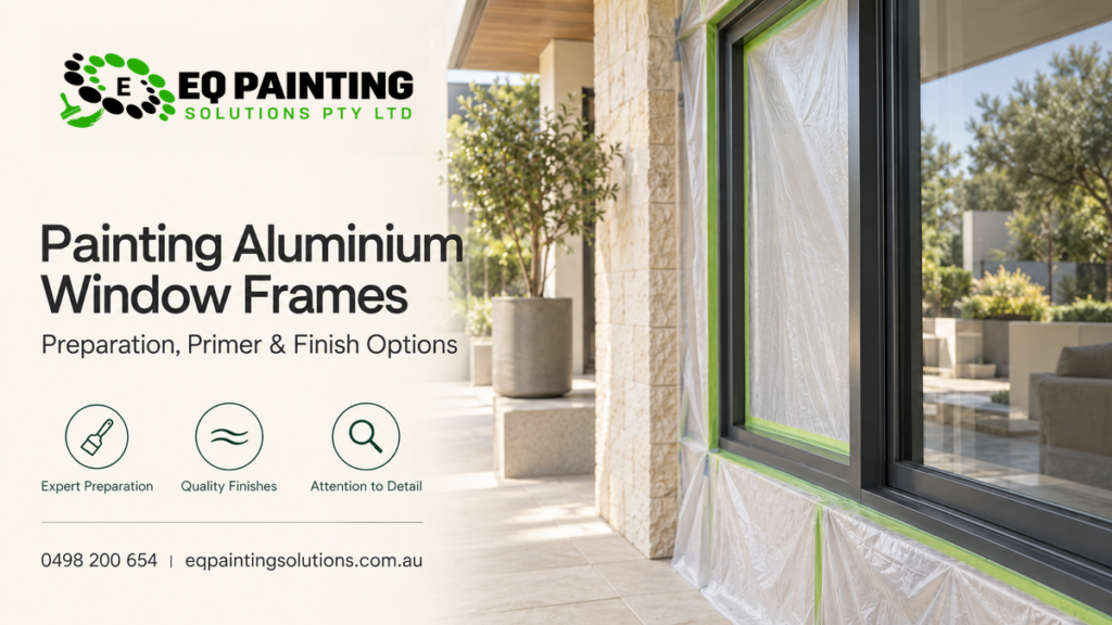 Painting Aluminium Window Frames: Preparation, Primer and Finish Options
